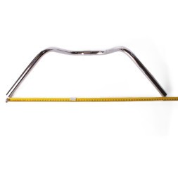 Руль для дорожных велосипедов CB-1031, 620 мм, Ø 22,2 мм, подъем 80 мм, сталь, серебристый