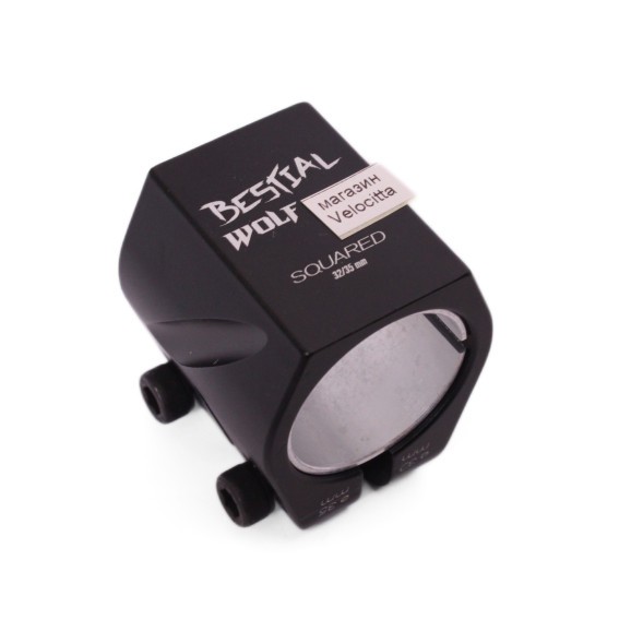 Зажим с проставкой Bestial Wolf Squared 141, на 2 винта, 32-35 мм, чёрный