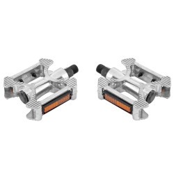 Педали для велосипеда BLF-B10, 103x85 мм, ось 9/16&amp;quot;, алюминиевые, серебро