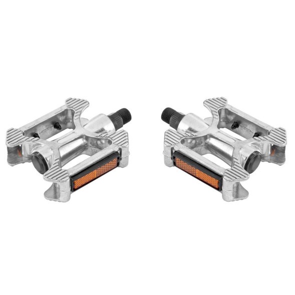 Педали для велосипеда BLF-B10, 103x85 мм, ось 9/16&amp;quot;, алюминиевые, серебро