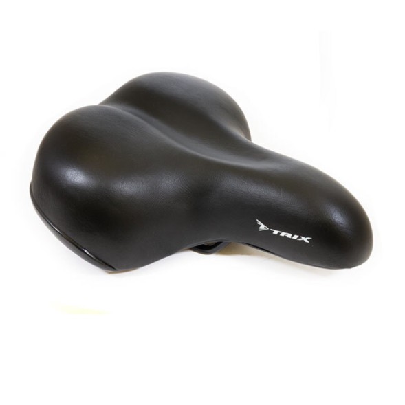 Седло велосипедное Hongfei HF-AZ-018A-0-BK, 250x215 мм, комфорт, эластомерное, б/уп.