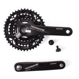 Система шатунов велосипедная Prowheel ZEPHYR-601, 170 мм, 42/32/24 зубьев, квадрат, с болтами, алюминиевые, без защиты