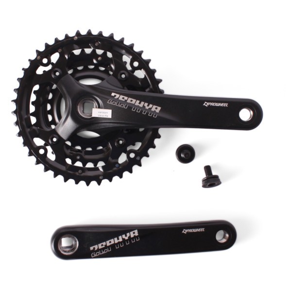 Система шатунов велосипедная Prowheel ZEPHYR-601, 170 мм, 42/32/24 зубьев, квадрат, с болтами, алюминиевые, без защиты