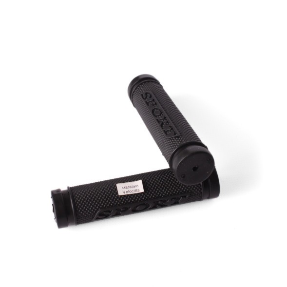 Грипсы велосипедные &amp;quot;Sport&amp;quot;, 120 мм, резина, черный