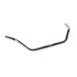 Руль для дорожных велосипедов CB-1036, 580 мм, Ø 22,2 мм, подъем 80 мм, сталь, изогнутый, хром