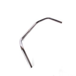 Руль для дорожных велосипедов CB-1036, 580 мм, Ø 22,2 мм, подъем 80 мм, сталь, изогнутый, хром