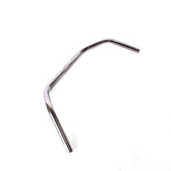 Руль для дорожных велосипедов CB-1036, 580 мм, Ø 22,2 мм, подъем 80 мм, сталь, изогнутый, хром