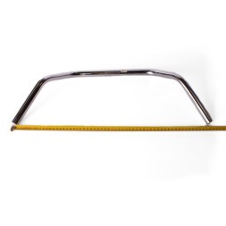 Руль для дорожных велосипедов CB-1036, 580 мм, Ø 22,2 мм, подъем 80 мм, сталь, изогнутый, хром