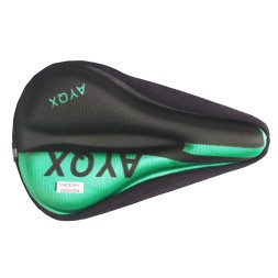 Накладка-чехол на седло, гелевая, 180x280 мм, зеленый