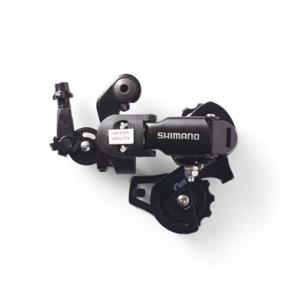 Переключатель велосипедный Shimano Tourney FT35, задний, короткая лапка, 1x6/7 скоростей, крепление на петух