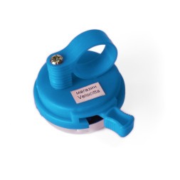 Звонок велосипедный Joy Kie 33AD-03 "Панцирь", база пластик, синий