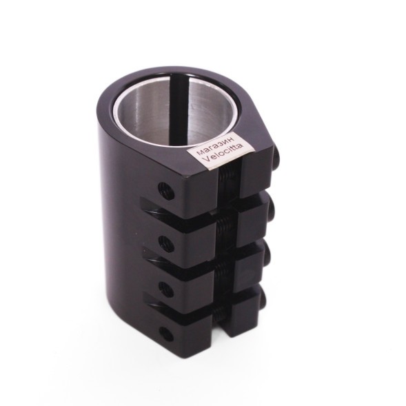 Зажим (хомут рулевой) Nokaic, 4 болта, 35 мм, чёрный