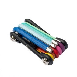 Ключ мультитул Klonk 10523, RAINBOW, многофункциональный, 10 в 1 (2/2.5/3/4/5/6/8мм /PH2/Flat/T25), торг. уп.