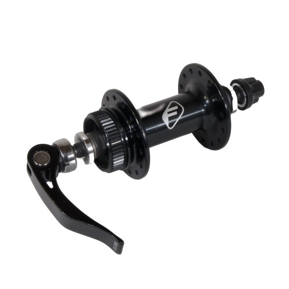 Веловтулка передняя Formula CL-25, ROAD, ось 100x108 мм, под Disk CENTER LOCK, эксцентрик, 28 отверстий, алюминиевая,  промподшипники, б/уп.