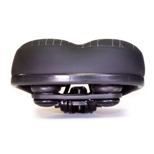 Велоседло Hongfei HF-AZ-6629-0-BK, 255x185 мм, комфортное, эластомерное, черное