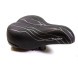 Велоседло Hongfei HF-AZ-6629-0-BK, 255x185 мм, комфортное, эластомерное, черное