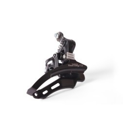 Переключатель передний для велосипеда Shimano Tourney FD-TZ510, хомут 31.8 мм, 48T, верхняя тяга, черный