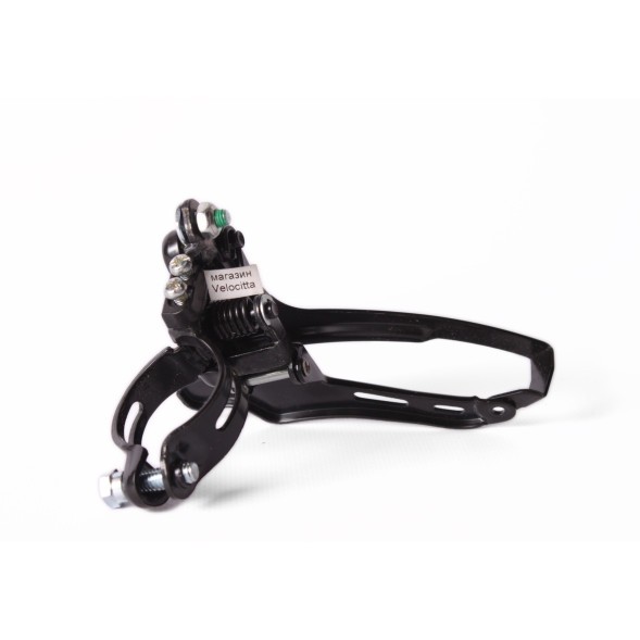 Переключатель передний для велосипеда Shimano Tourney FD-TZ510, хомут 31.8 мм, 48T, верхняя тяга, черный