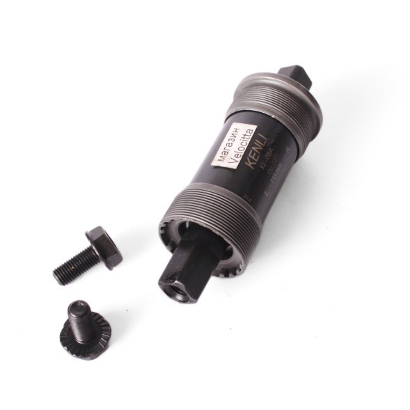 Каретка-картридж Kenli KL-08A, 68/113 мм, резьба 1.37&amp;quot;, стальные чашки, черный