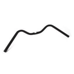 Руль для дорожных велосипедов CB-6833, 620 мм, посадка Ø 25,4 мм, подъем 80 мм, сталь, черный