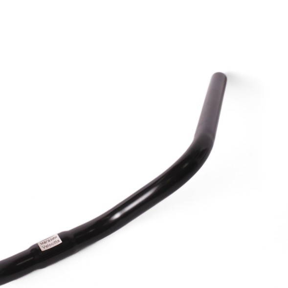 Руль для дорожных велосипедов CB-6833, 620 мм, посадка Ø 25,4 мм, подъем 80 мм, сталь, черный