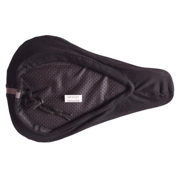 Накладка гелевая на седло, 180x280 мм, красный