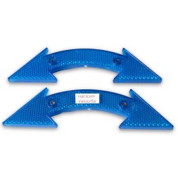 Катафот Roxter HL-R14, 120x40 мм, на спицы, стрелка, пластик, крепление винт, синий