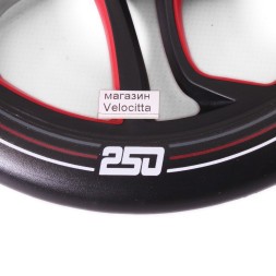 Колесо запасное Frenzy Wheel, с подшипником Abec 7, 250 мм, 88A, красный