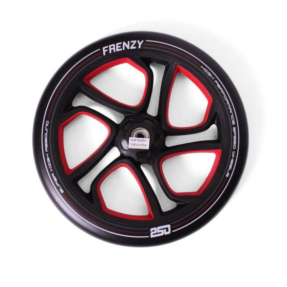 Колесо запасное Frenzy Wheel, с подшипником Abec 7, 250 мм, 88A, красный