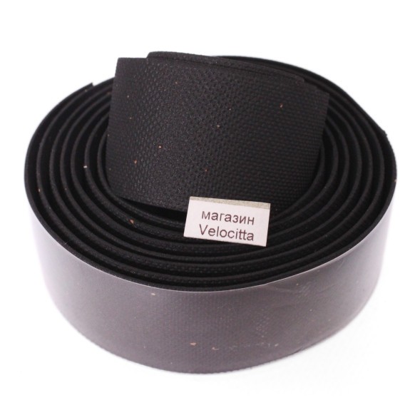 Обмотка велоруля Cannondale KnurlCork Bar Tape, 200х3 см, черный