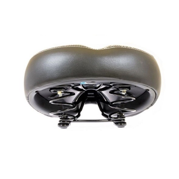 Седло велосипедное Saddle HF-AZ-5119, 270х220 мм, на пружинах, Comfort Series, черный
