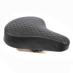 Седло велосипедное Hongfei HF-AZ-619-1, 255x190 мм, комфорт, на пружинах, черное