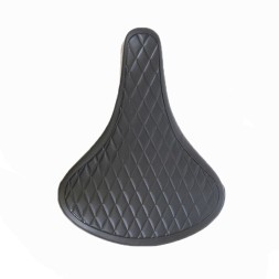 Седло велосипедное Hongfei HF-AZ-619-1, 255x190 мм, комфорт, на пружинах, черное