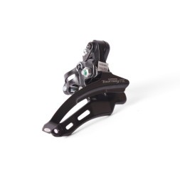Переключатель передний для велосипеда Shimano Tourney FD-TZ510, хомут 31.8 мм, 48T, нижняя тяга, черный