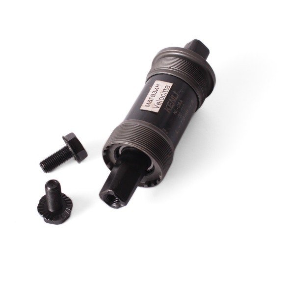 Каретка велосипедная Kenli KL-08A, длина 118 мм, корпус 68 мм