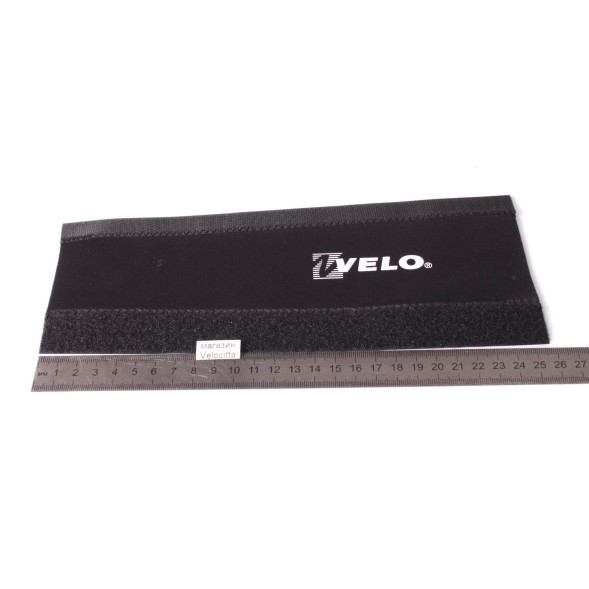 Защита пера велосипедная Velo, 260х95х110 мм, неопрен, на липучке, черный, блистер