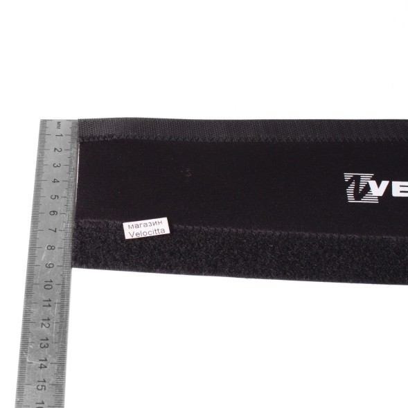 Защита пера велосипедная Velo, 260х95х110 мм, неопрен, на липучке, черный, блистер