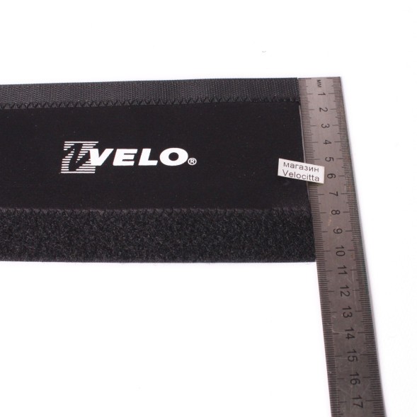 Защита пера велосипедная Velo, 260х95х110 мм, неопрен, на липучке, черный, блистер