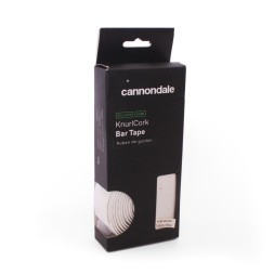 Обмотка руля Cannondale KnurlCork Bar Tape, 2000х30 мм, белый