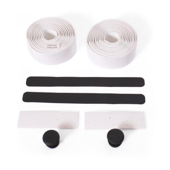 Обмотка руля Cannondale KnurlCork Bar Tape, 2000х30 мм, белый