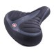 Седло велосипедное Saddle HF-AZ-1021, 270х230 мм, на пружинах, Comfort, черн/серый