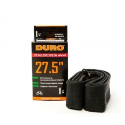Велокамера Duro 27.5x2.25/2.50, ниппель, A/V-48мм, бутил