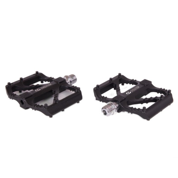 Педали алюминиевые Evolution PDEV777SBBK, Platform, 95x90 мм, резьба 9/16&amp;quot;, промподшипники, черные, Box