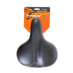 Велоседло Hongfei HF-AZ-5222-0-RBK, комфорт 255x205 мм, эластомерное, Black