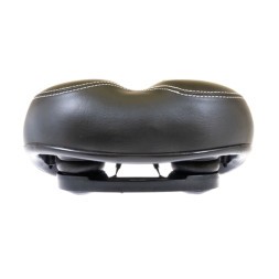 Велоседло Hongfei HF-AZ-5222-0-RBK, комфорт 255x205 мм, эластомерное, Black