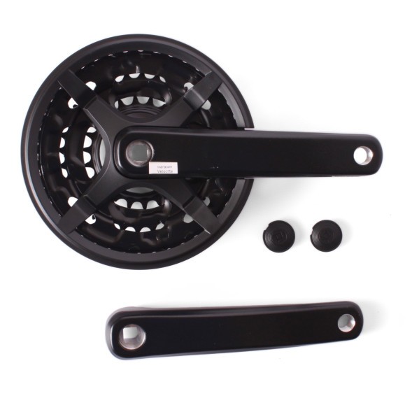 Система велосипедная Prowheel TC-CY03, шатун 175 мм, 42/32/22T, под квадрат, алюминиевый, без защиты