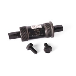 Каретка велосипедная Kenli KL-08A, под квадрат, 68/122 мм, резьба 1.37", сталь