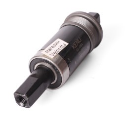 Каретка велосипедная Kenli KL-08A, под квадрат, 68/122 мм, резьба 1.37", сталь