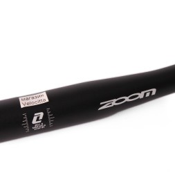 Руль велосипедный ZOOM-320BT, MTB, 720 мм, посадка Ø 31,8 мм, свип 5°, баттированный алюминий AL6061-T6, черный