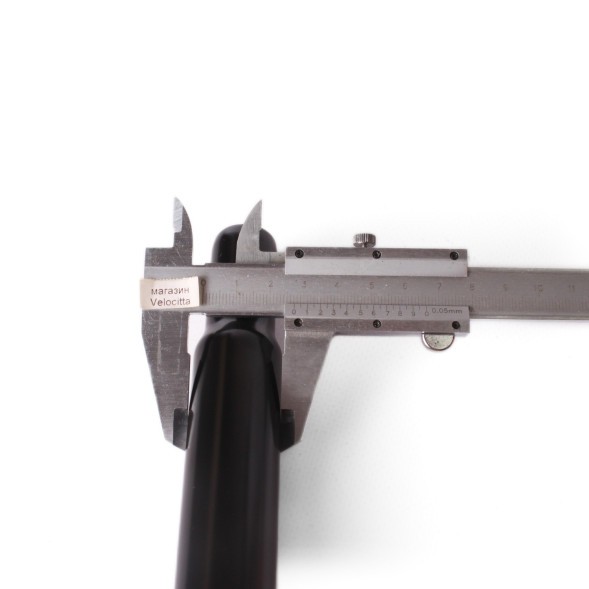 Штырь подседельный для велосипеда, стальной, 27.2x300 мм, черный